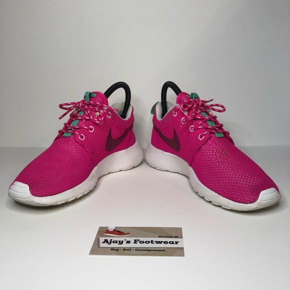 Nike Roshe Run Pink Rasberry Running Shoes Women’s - Picture 3 of 11